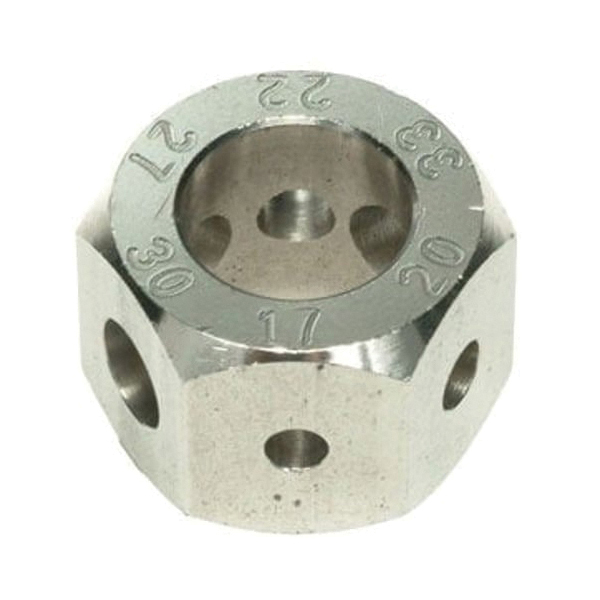 Sinclair International .22 Cal/6mm/.25 Cal/6.5mm/7mm/.30 Cal Hex Style Bullet Comparator - Sinclair