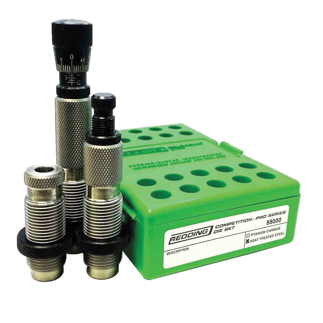 Redding Reloading Equipment Traditional Competition Pro .45-70 Government Rifle Die Set - Redding Reloading Equipment