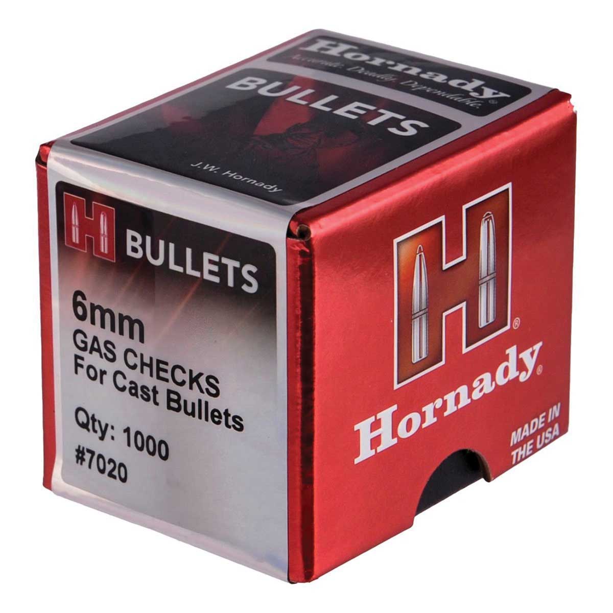 Hornady 6mm/.243 Caliber Crimp-On Gas Check, Box of 1000 - Hornady