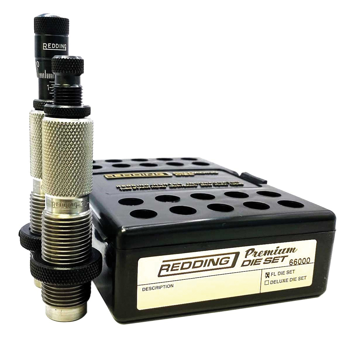 Redding Reloading Equipment Premium 6.5 Creedmoor Rifle Die Set w/Standard Bullet Seating Micrometer - Redding Reloading Equipment