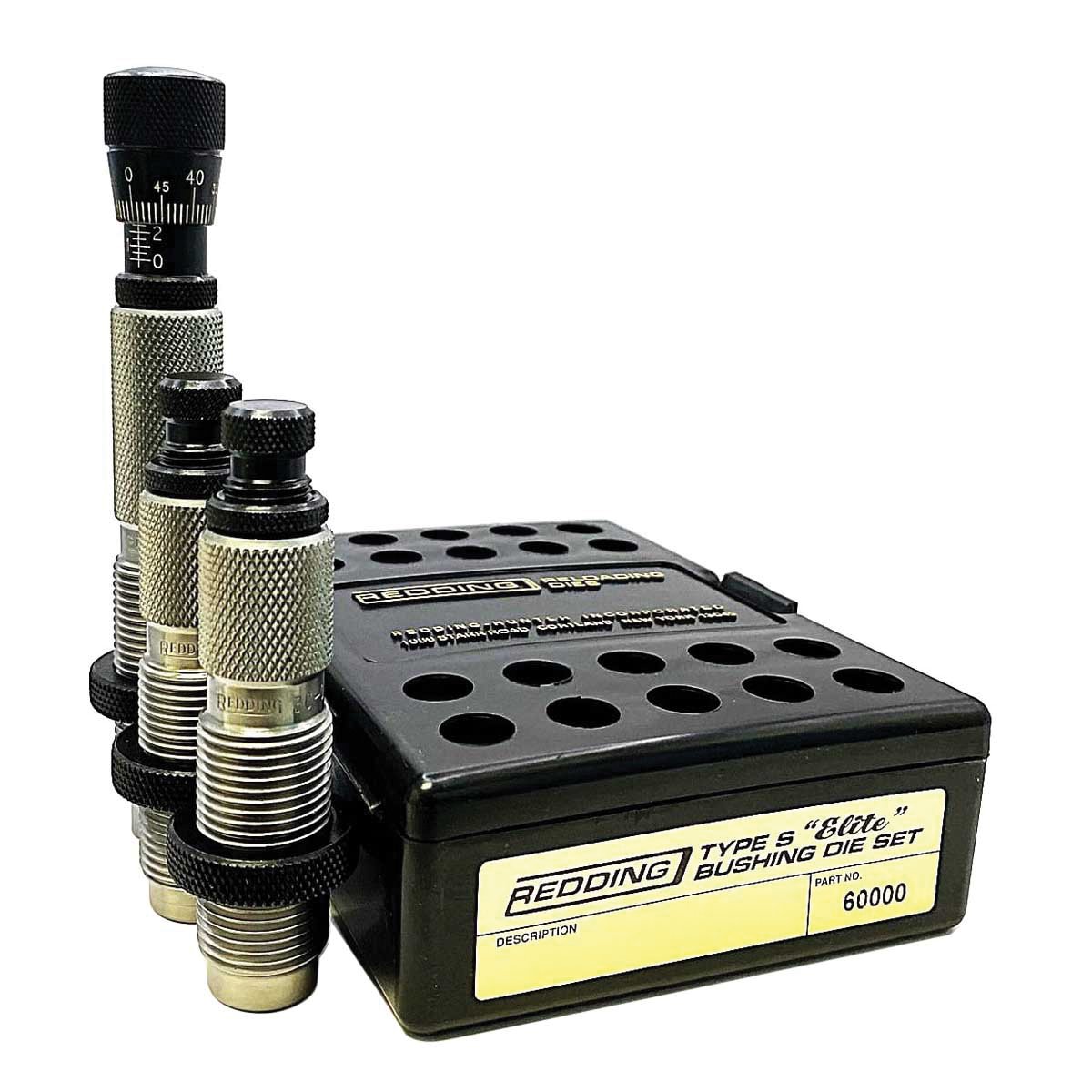 Redding Reloading Equipment .30 Nosler Rifle Type S Elite Bushing Die Set - Redding Reloading Equipment