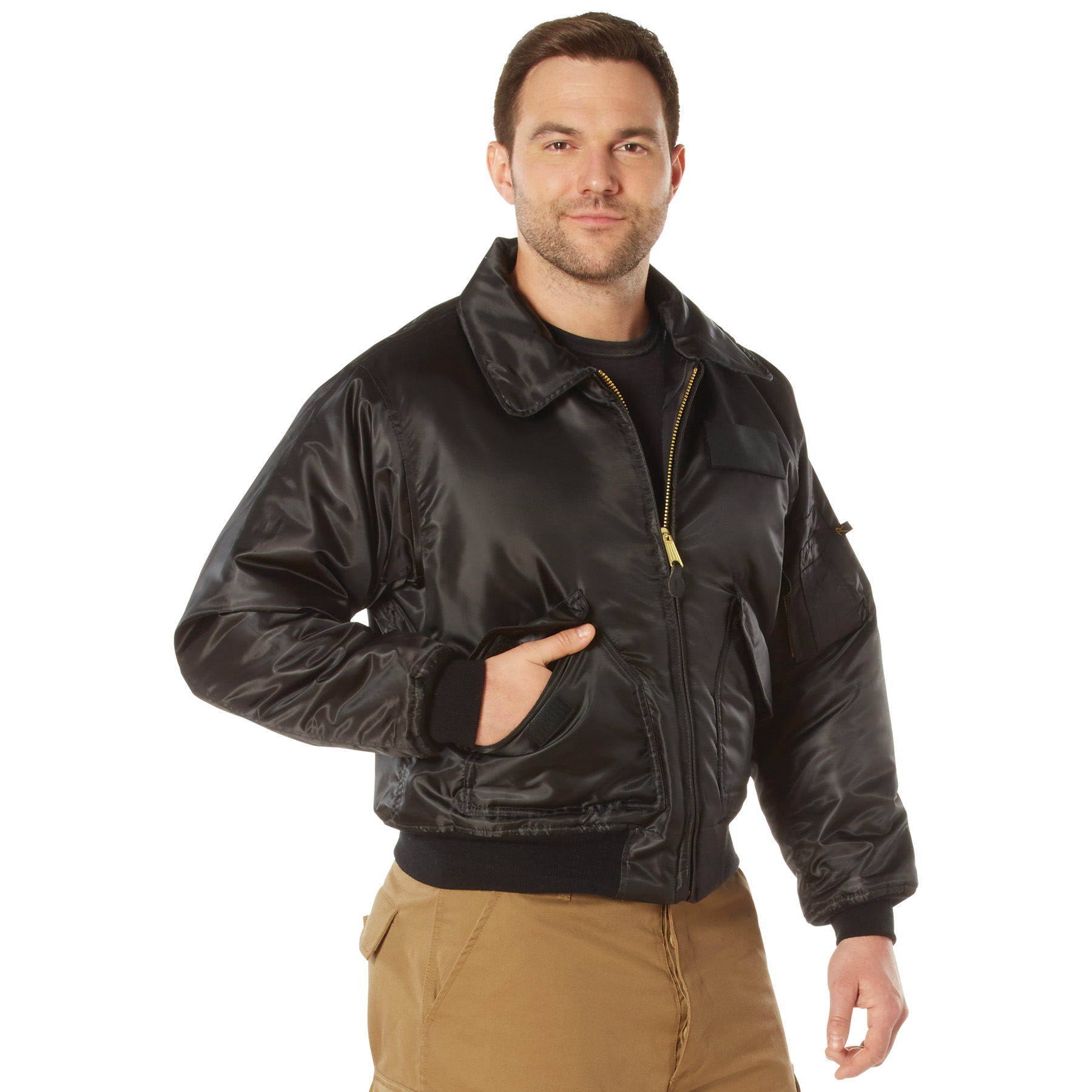 Rothco Rothco Cwu-45P Flight Jacket - Black, Small