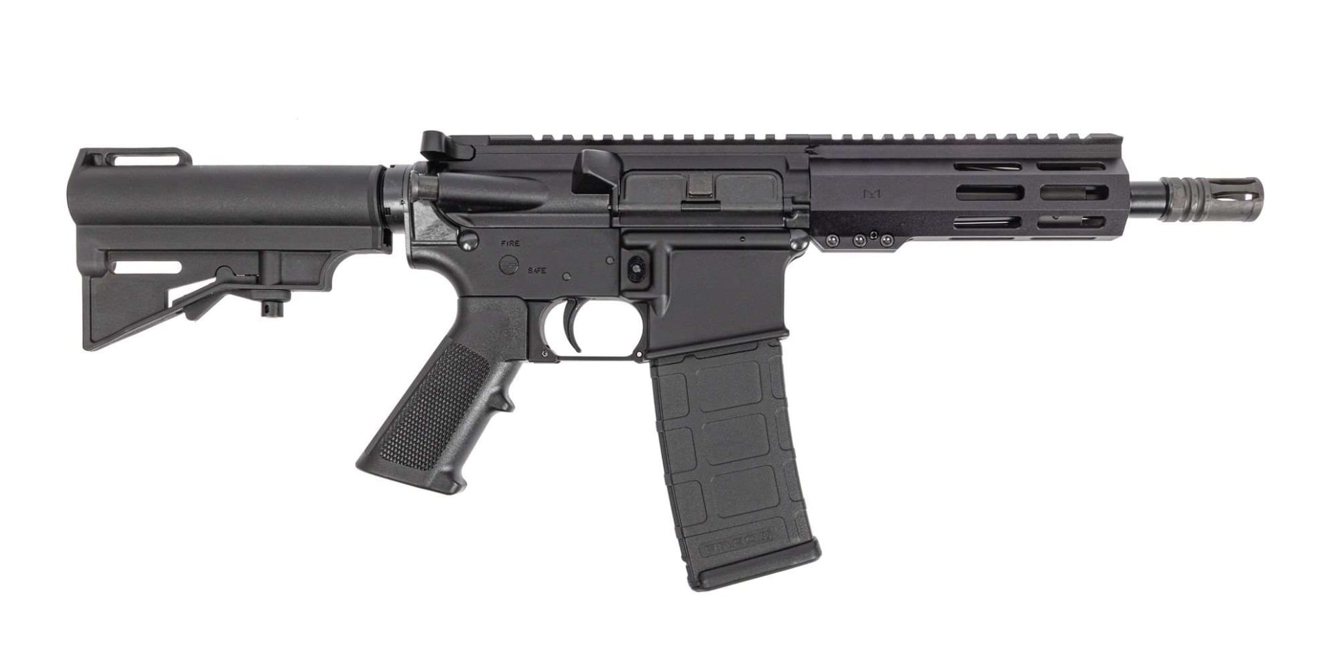 Palmetto State Armory PSA 7.5" 300 Blackout Nitride 6" Lightweight M-Lok Classic HAR-15 Pistol, Black