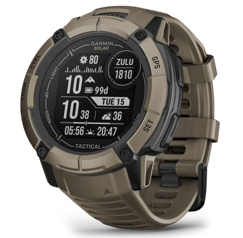 Garmin Instinct 2X Solar - Tactical Edition, Coyote Tan - Garmin