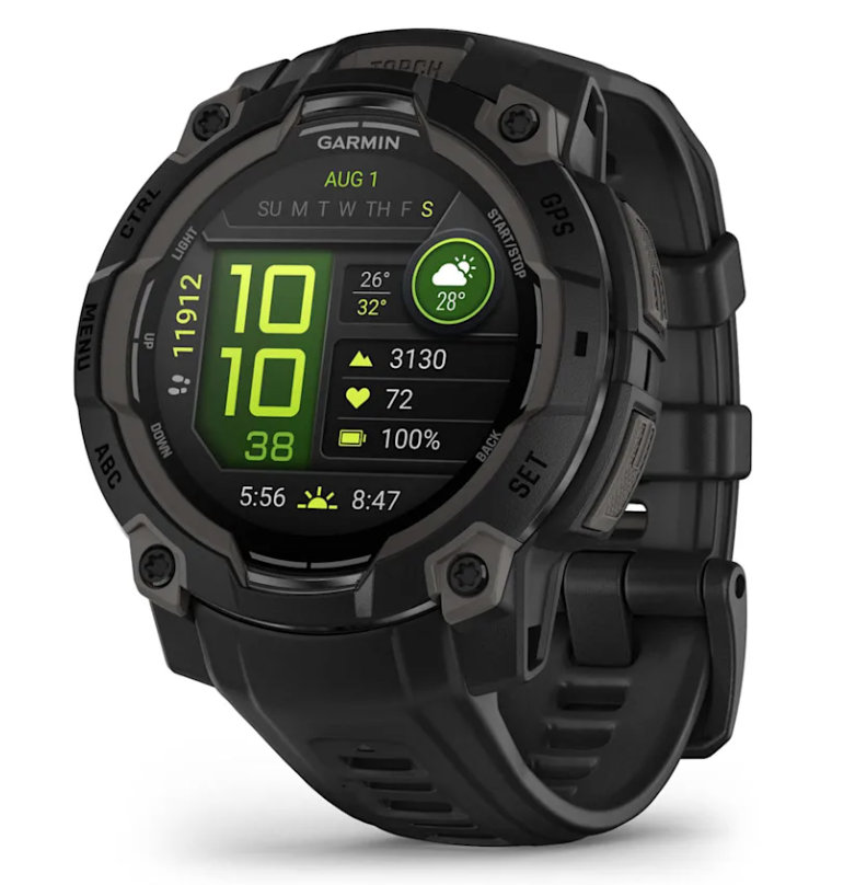 Garmin Instinct 3 45 mm, AMOLED, Black with Black Band - Garmin