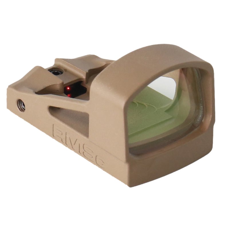 Shield Sights RMSc Glass Edition Red-Dot Reflex Sight 4 MOA Dot - Precision - RMSC-4MOA-GLASS-FDE