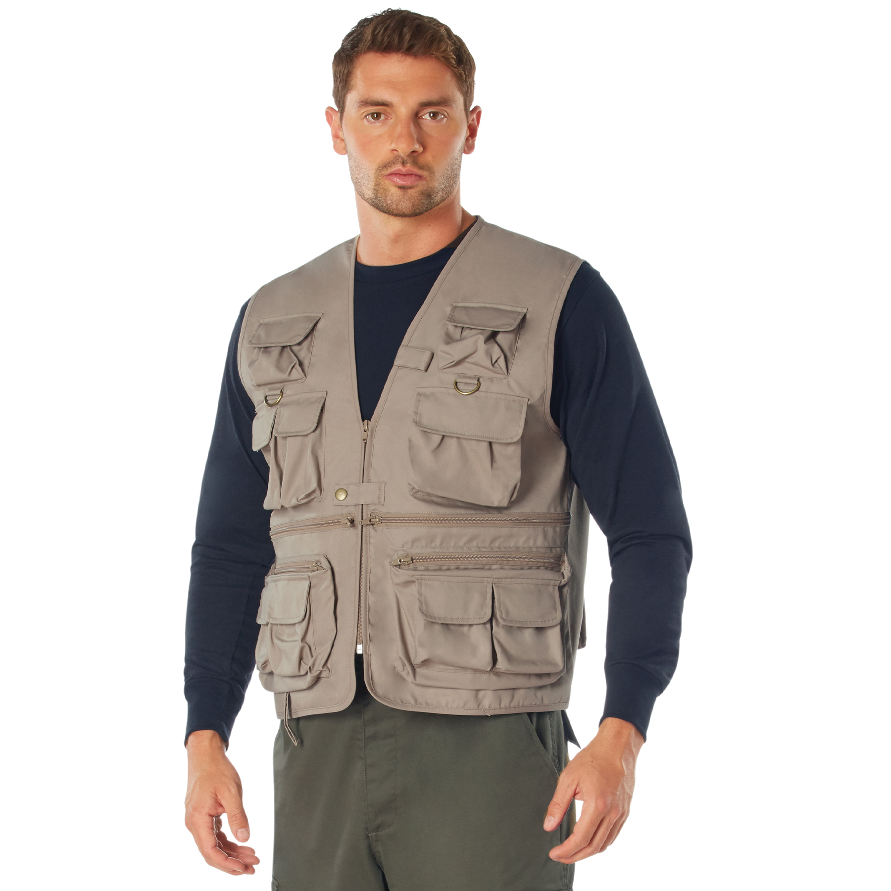 Rothco Rothco Uncle Milty Travel Vest - Khaki, Small