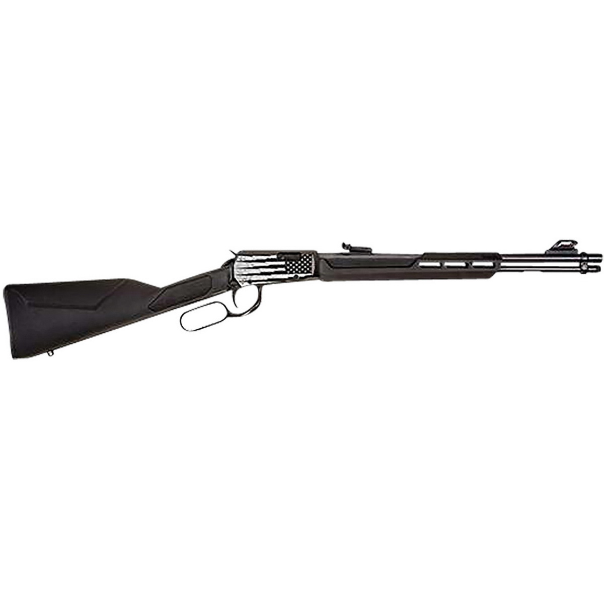 Rossi Rio Bravo .22 WMR Lever Action Rifle - High-Performance Lever Action with a Tactical Black Finish - RL22W201SYEN18 - Rossi