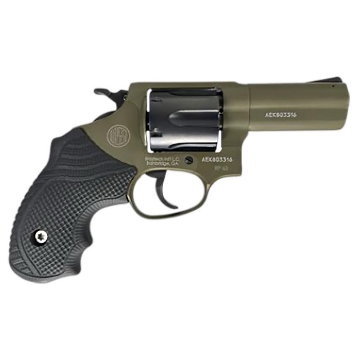 Rossi RP63 .357 Magnum Revolver 3" 6rds, Sniper Green - Enhanced Capacity - 2RP631FLOK - Rossi
