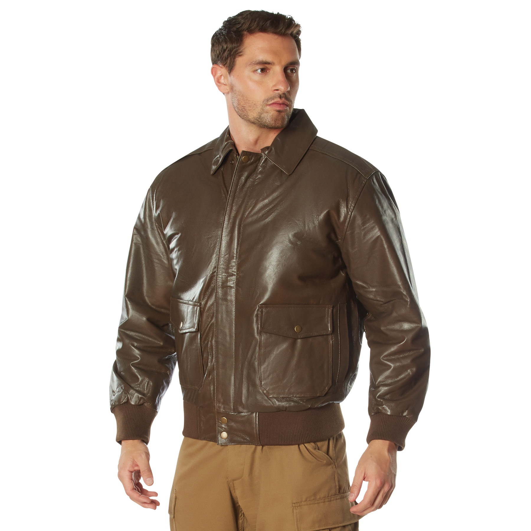 Rothco Rothco Classic A-2 Leather Flight Jacket - Large