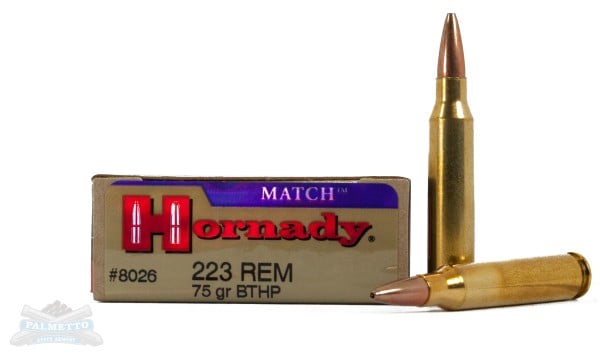 Hornady 223 75gr BTHP Match Ammunition 20rds - 8026 - Hornady