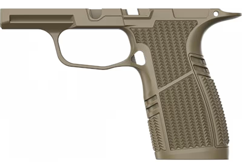 Tyrant Designs - SIG P365 Grip Mod Snub - TD-P365GRMSNUB-FDE - Tyrant Designs Cnc