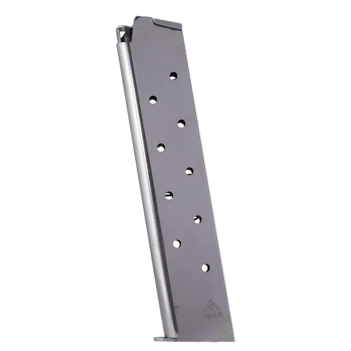 Mec-Gar 11rds .45 ACP Magazine - Nickel Compact - MGCG4511N - Mec-Gar
