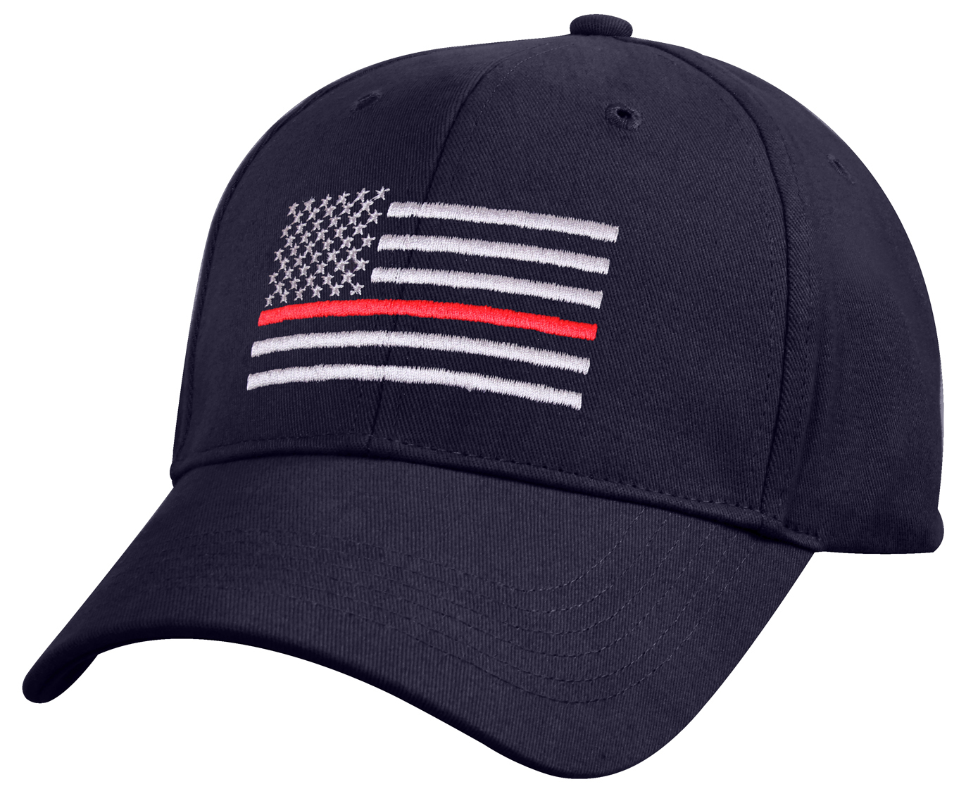 Rothco Rothco Thin Red Line Flag Low Profile Cap - Navy Blue
