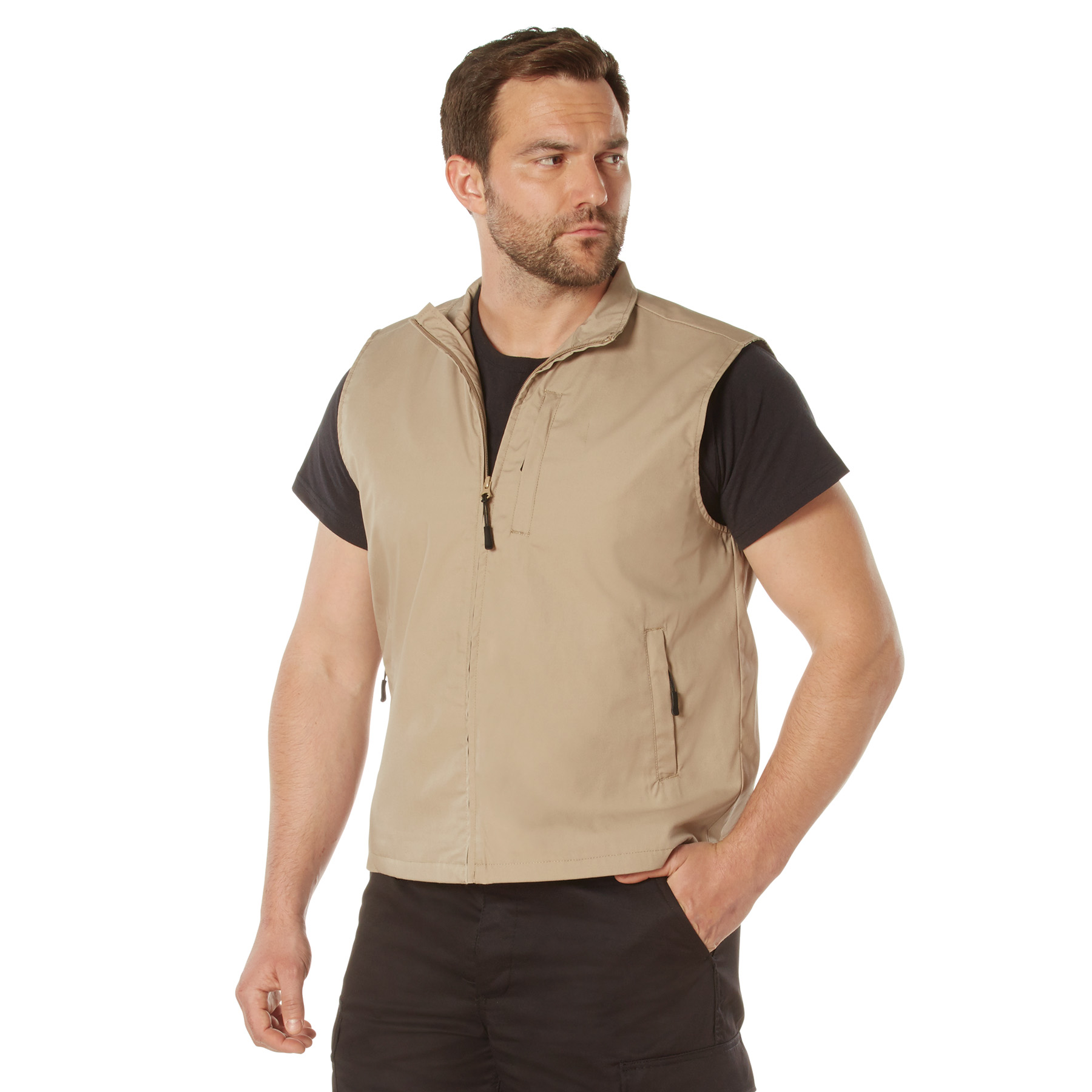Rothco Rothco Undercover Travel Vest - Khaki, Medium