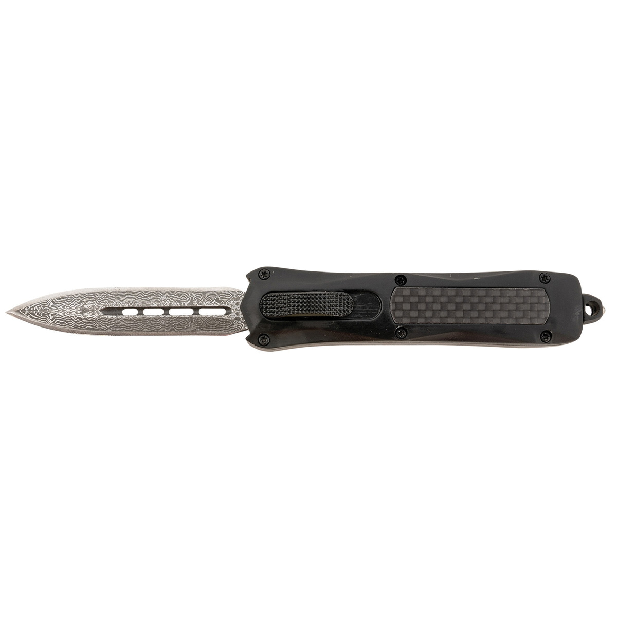 Steel River Spartan Mini Folding/OTF Knife, Dagger, Black - Compact Blade, Durable Handle, Secure Lock, Ideal for EDC and Tactical Use - MA163BDD - Steel River