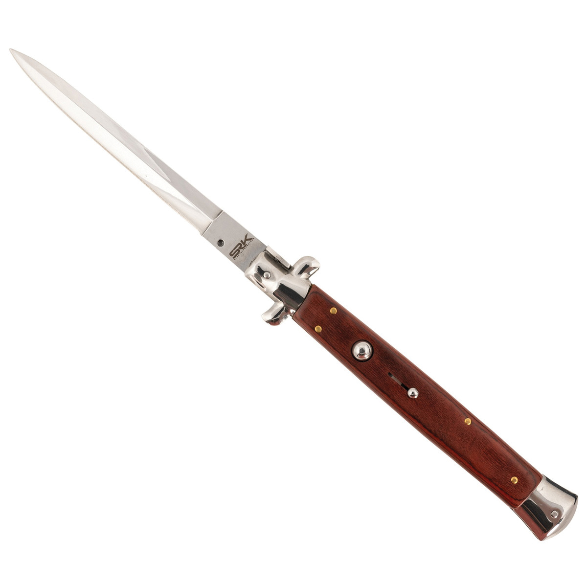 Steel River Spartan Folding Knife Italian Dagger Red - Durable, Lightweight and Reliable Handle - CIRWD - Steel River