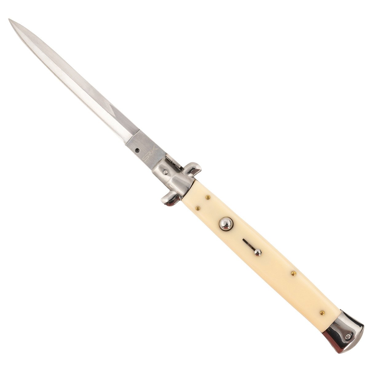 Steel River Spartan Folding Knife Italian Dagger Ivory - Durable, Lightweight and Reliable Handle - CISID - Steel River