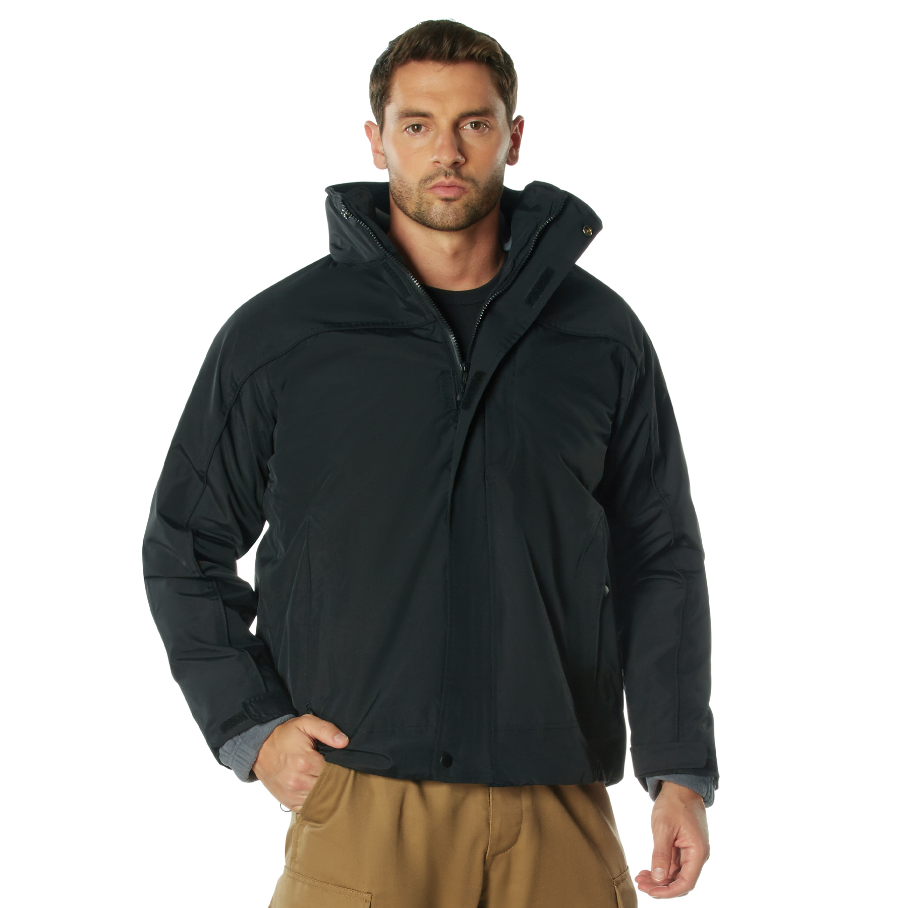 Rothco Rothco All Weather 3-In-1 Jacket - Black, Medium