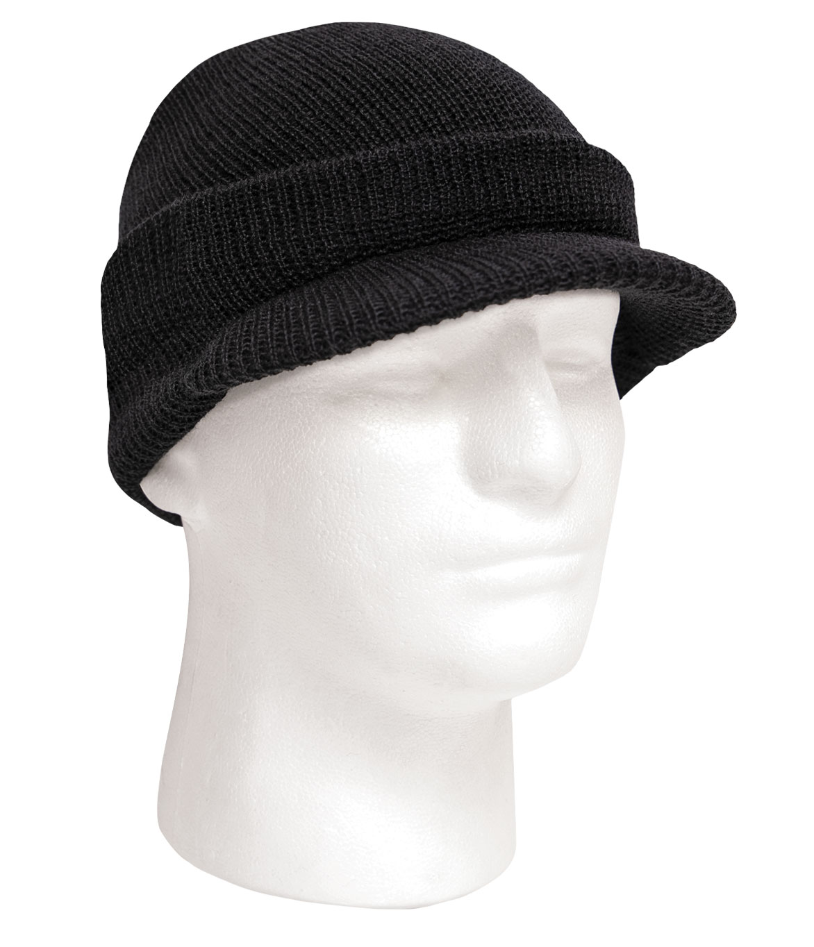 Rothco Rothco Genuine G.I. Watch Cap With Brim - Black