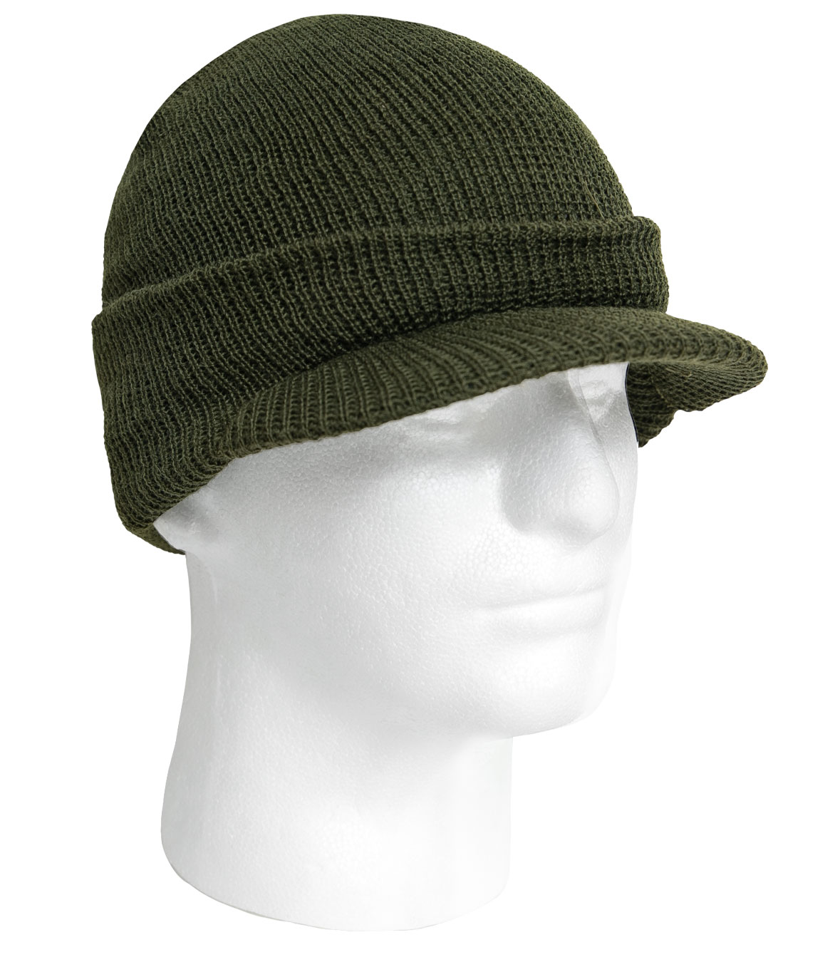 Rothco Rothco Genuine G.I. Watch Cap With Brim - Olive Drab