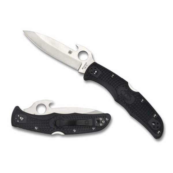 Spyderco Endura 4 Drop Point Lightweight Emerson Opener Folding Knife, 3.812" - C10PGYW - Spyderco