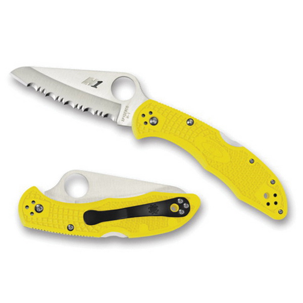 Spyderco Salt 2 Sheepsfoot Folding Knife, 3" - C88SYL2 - Spyderco
