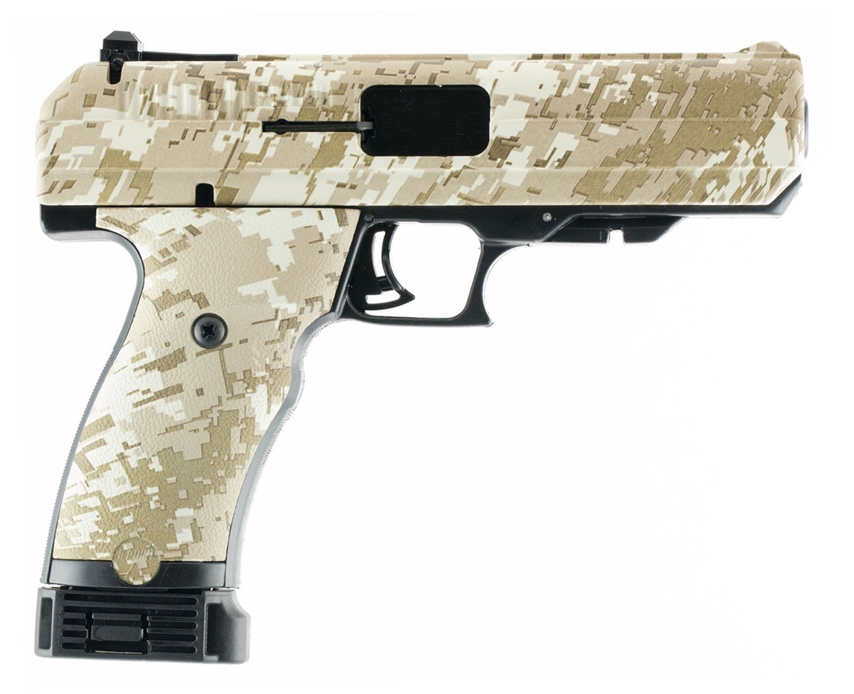 Hi-Point 45 ACP 9+1 Round Semi Auto Striker Fire Handgun, Desert Digital Camouflage - 34510DD - Hi-Point