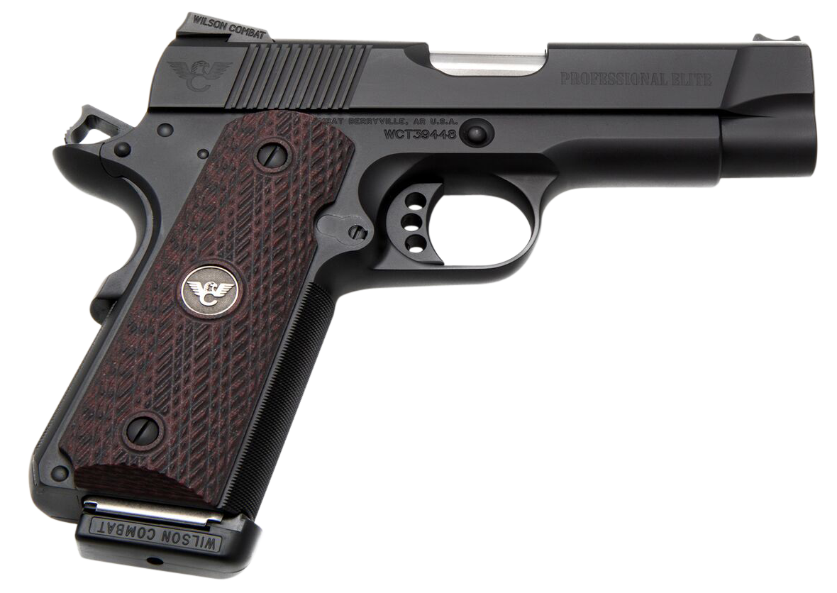 Wilson Combat 1911 Professional Elite .45 ACP 4.1" 8rd Pistol, Black - Wilson Combat