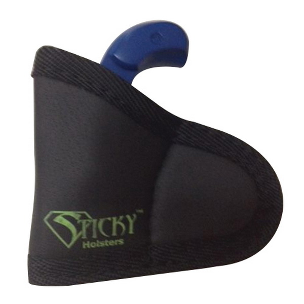 Sticky Holsters Small Ambidextrous Hand North American Arms PUG Concealment Holster, Black with Green Logo - SM1NAAPUG