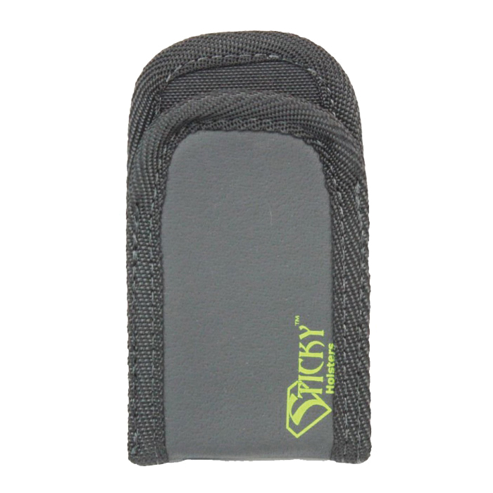 Sticky Holsters Magazine Pouch Sleeve, 1-Compartment, Black w/ Green Logo - MAGPOUCH