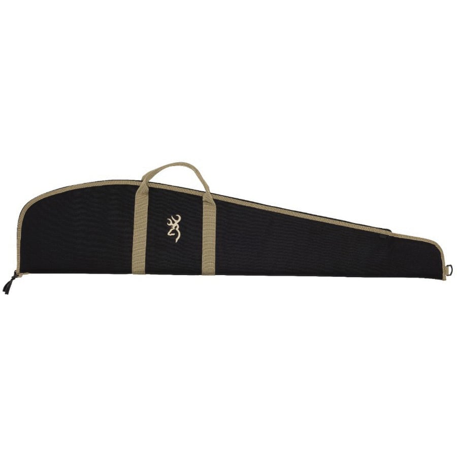 Browning Plainsman Scoped Rifle Case, Black/Tan - 1410049244 - Browning