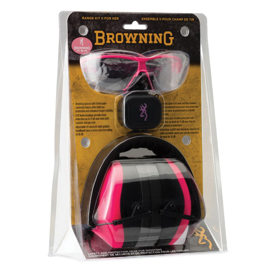Browning Adult's Over the Head Range Kit II for Her, Pink - 126373 - Browning