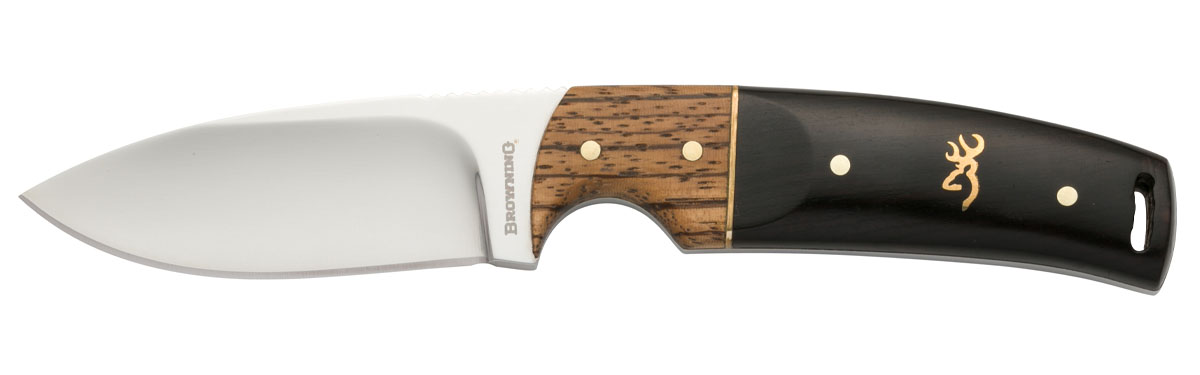 Browning Buckmark Hunter Drop Point Fixed Blade Knife, 3.125" - 3220271 - Browning