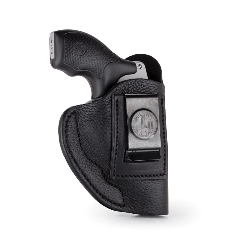 1791 Gunleather SCH Right Hand Ruger LCR IWB Smooth Concealment Holster, Night Sky Black - SCH-2-NSB-R - 1791 Gunleather