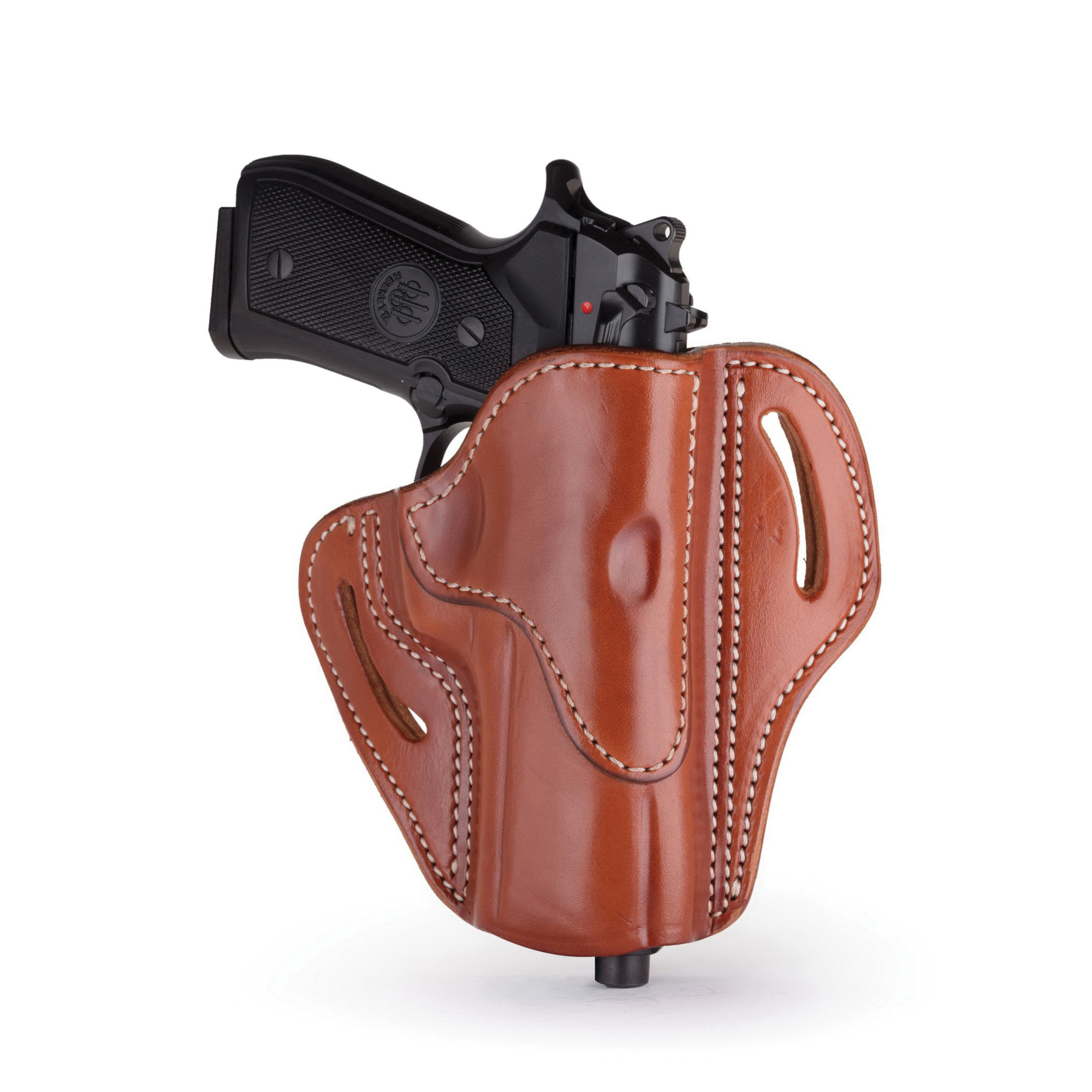 1791 Gunleather BH2.4 Right Hand Sig P320 OWB Open-Top Multi-Fit Holster, Classic Brown - BH2.4-CBR-R - 1791 Gunleather