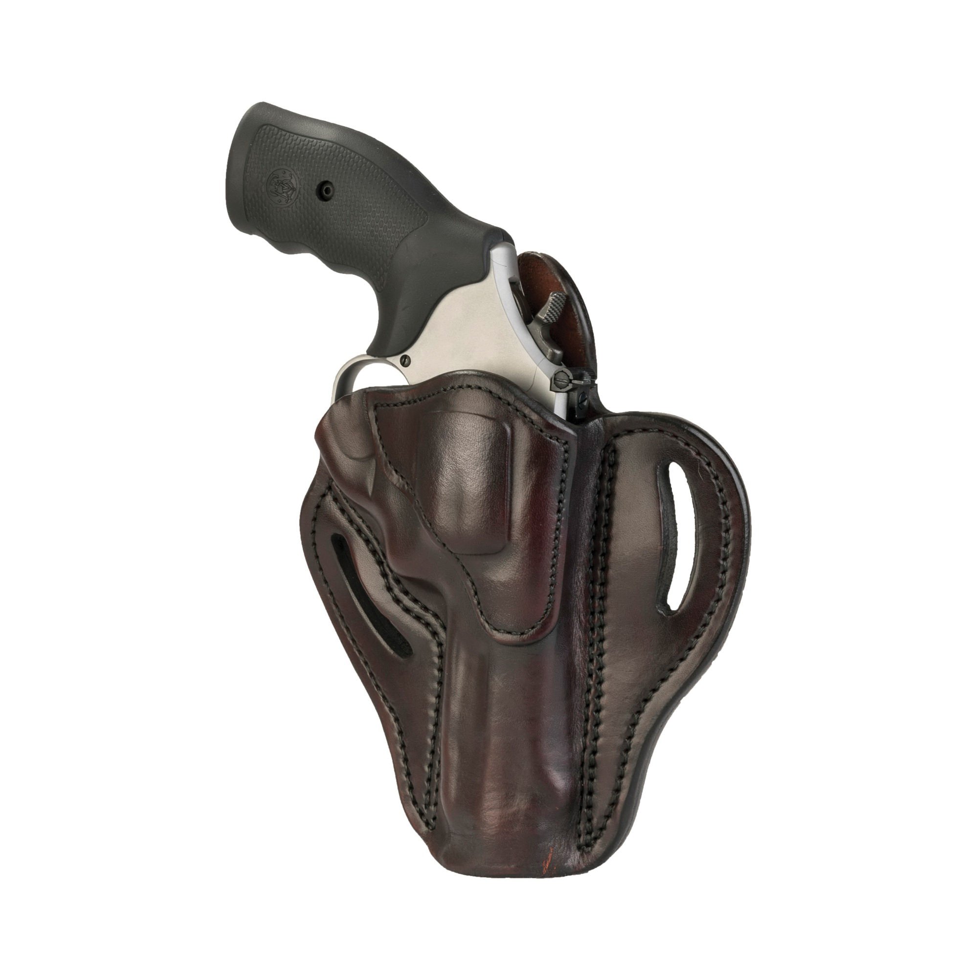 1791 Gunleather RVH2 Right Hand Ruger GP100 OWB Holster, Signature Brown - RVH-2-SBR-R - 1791 Gunleather