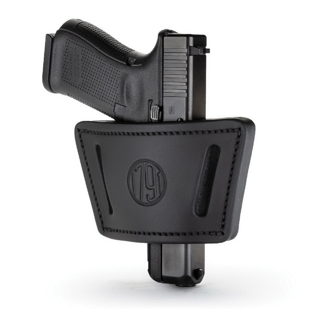 1791 Gunleather UIW MAX Right Hand Small/Medium Frame IWB/OWB Universal Holster, Stealth Black - UIW-SBL-A - 1791 Gunleather