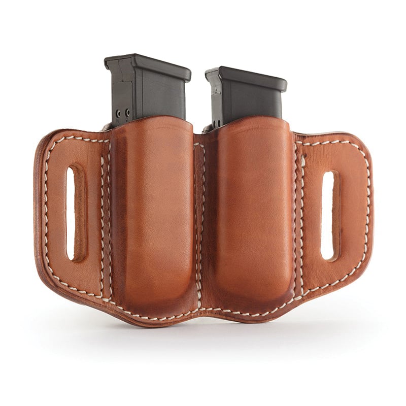 1791 Gunleather MAG2.1 Double Magazine Holster, Classic Brown - MAG21CBRA - 1791 Gunleather