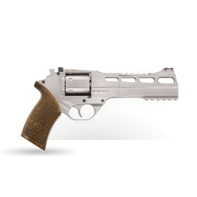 Chiappa Firearms Rhino 60DS Small .357 Mag Revolver, Nickel Plated - 340.224 - Chiappa Firearms