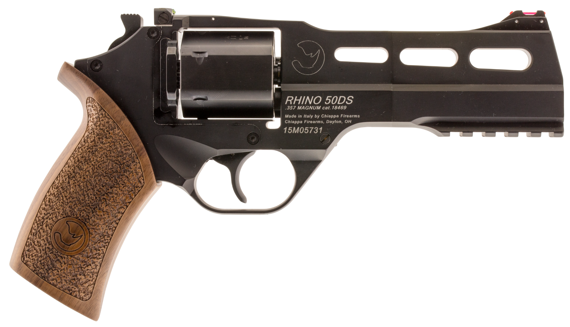 Chiappa Firearms Rhino 50SAR Medium .357 Mag Revolver, Anodized Black - CF340.246 - Chiappa Firearms