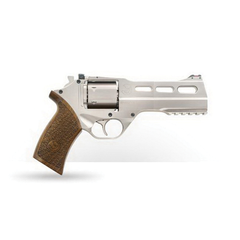Chiappa Firearms Rhino 50SAR Medium .357 Mag Revolver, Nickel Plated - CF340.247 - Chiappa Firearms