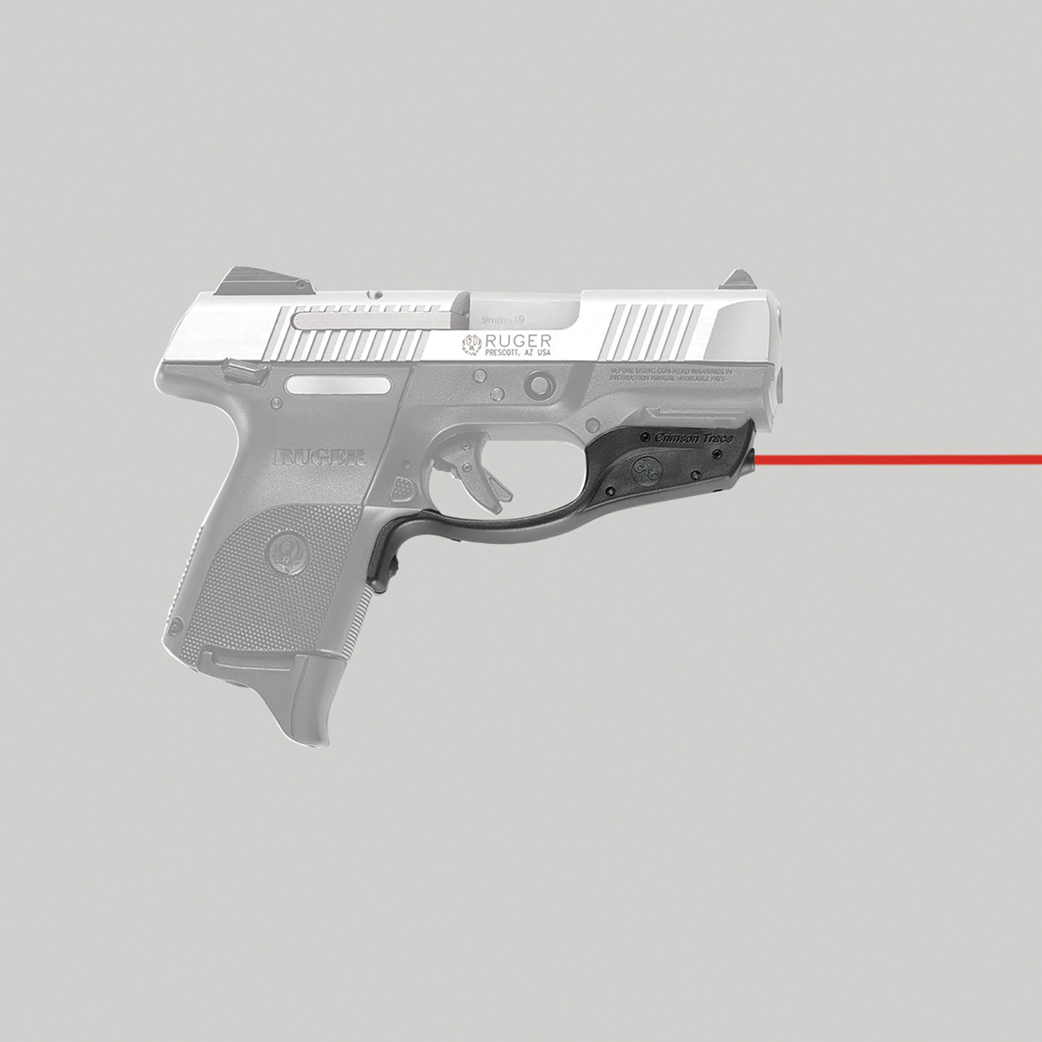Crimson Trace Laserguard Laser Sight for Ruger SR9c, SR40c Pistols - LG449 - Crimson Trace