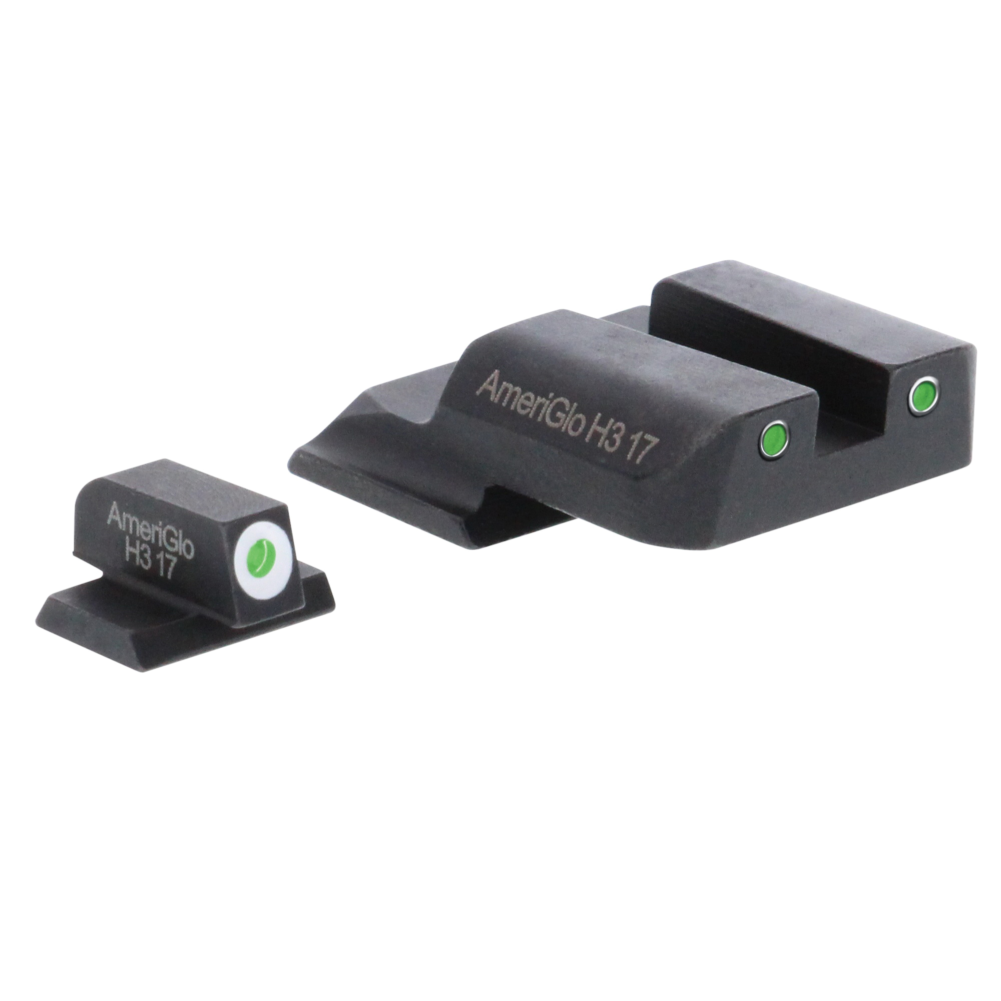 AmeriGlo Classic Self-Luminous 3 Dot Front/Rear Night Sight Set for S&W M&P Pistol - SW801 - Ameriglo