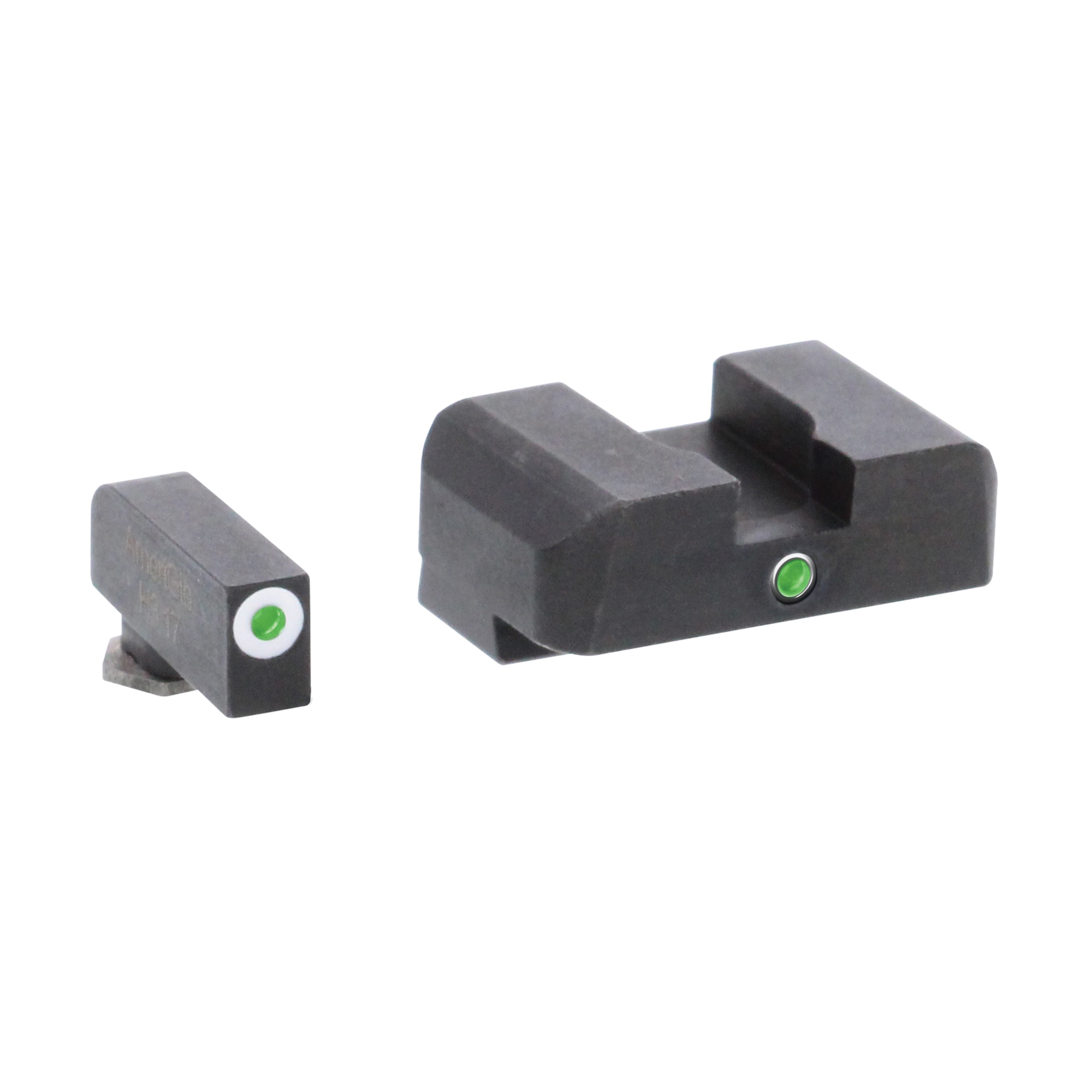 AmeriGlo I-Dot Front/Single Dot Rear Night Sight Set for Glock 20, 21, 29, 30, 31, 32, 36, 41 Pistols - GL102 - Ameriglo