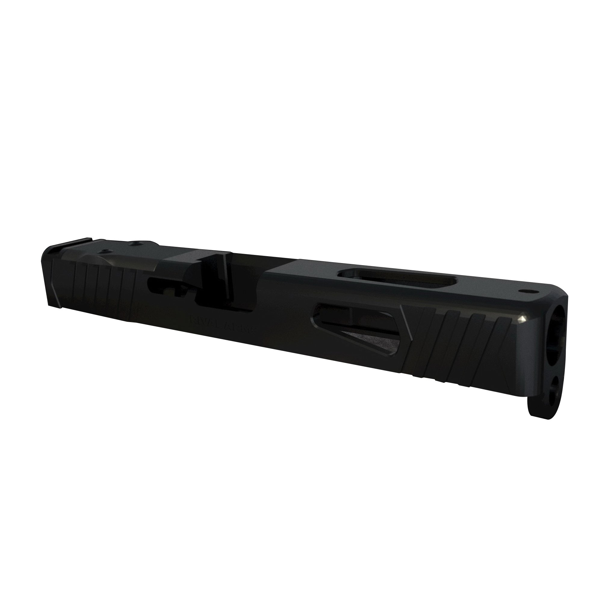 Rival Arms Precision Slide w/ Doc Optic Cut for Glock 17 Gen 3 Pistol, Quench-Polish-Quench - RA10G105A - Rival Arms