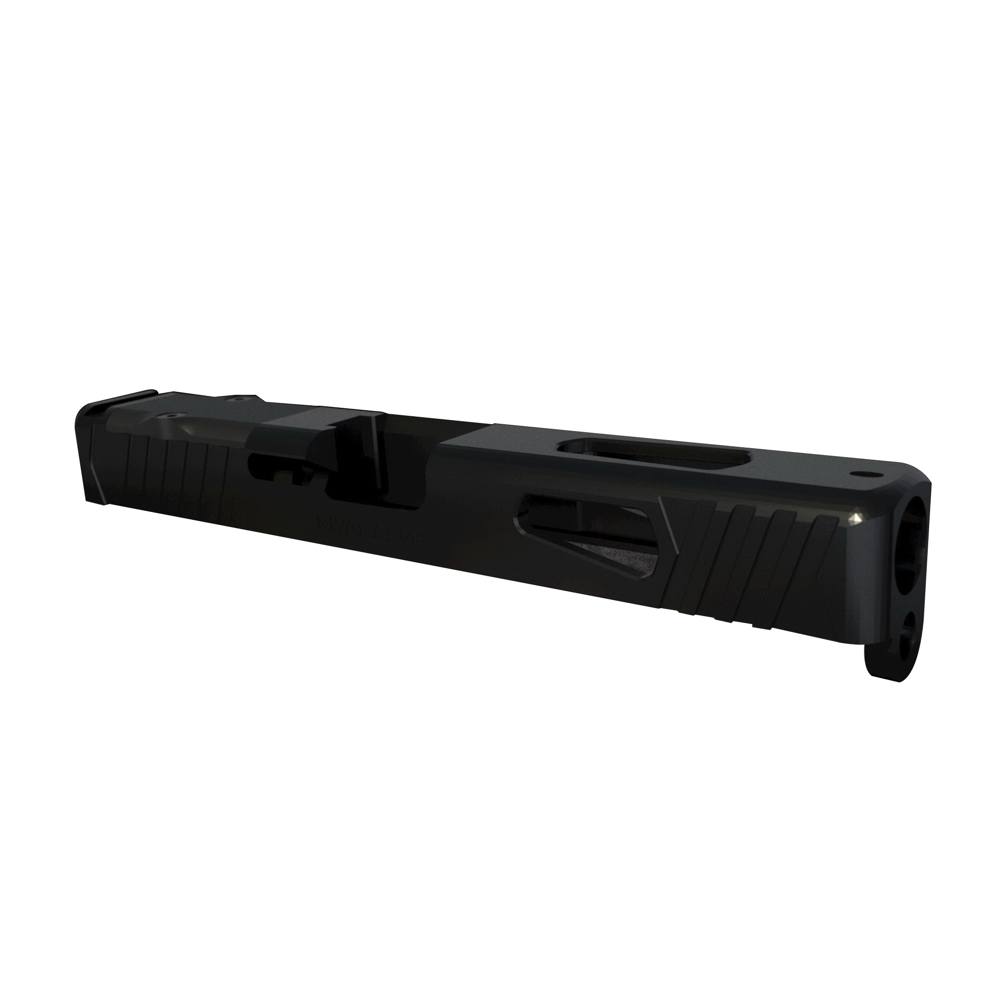 Rival Arms Precision Slide w/ RMR Cut for Glock 17 Gen 4 Pistol, Quench-Polish-Quench - RA10G104A - Rival Arms