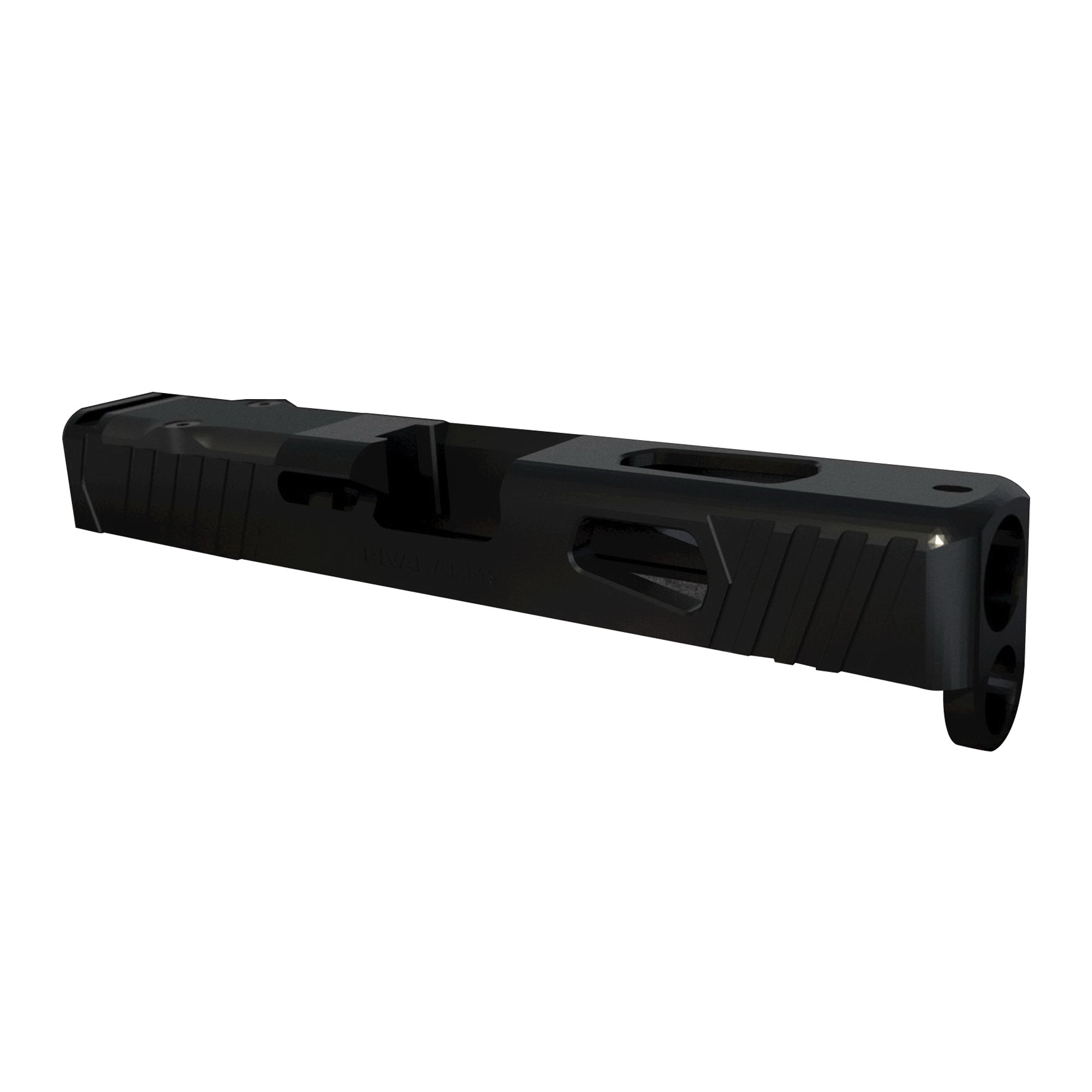 Rival Arms Precision Slide w/ RMR Cut for Glock 19 Gen 4 Pistol, Quench-Polish-Quench - RA10G204A - Rival Arms