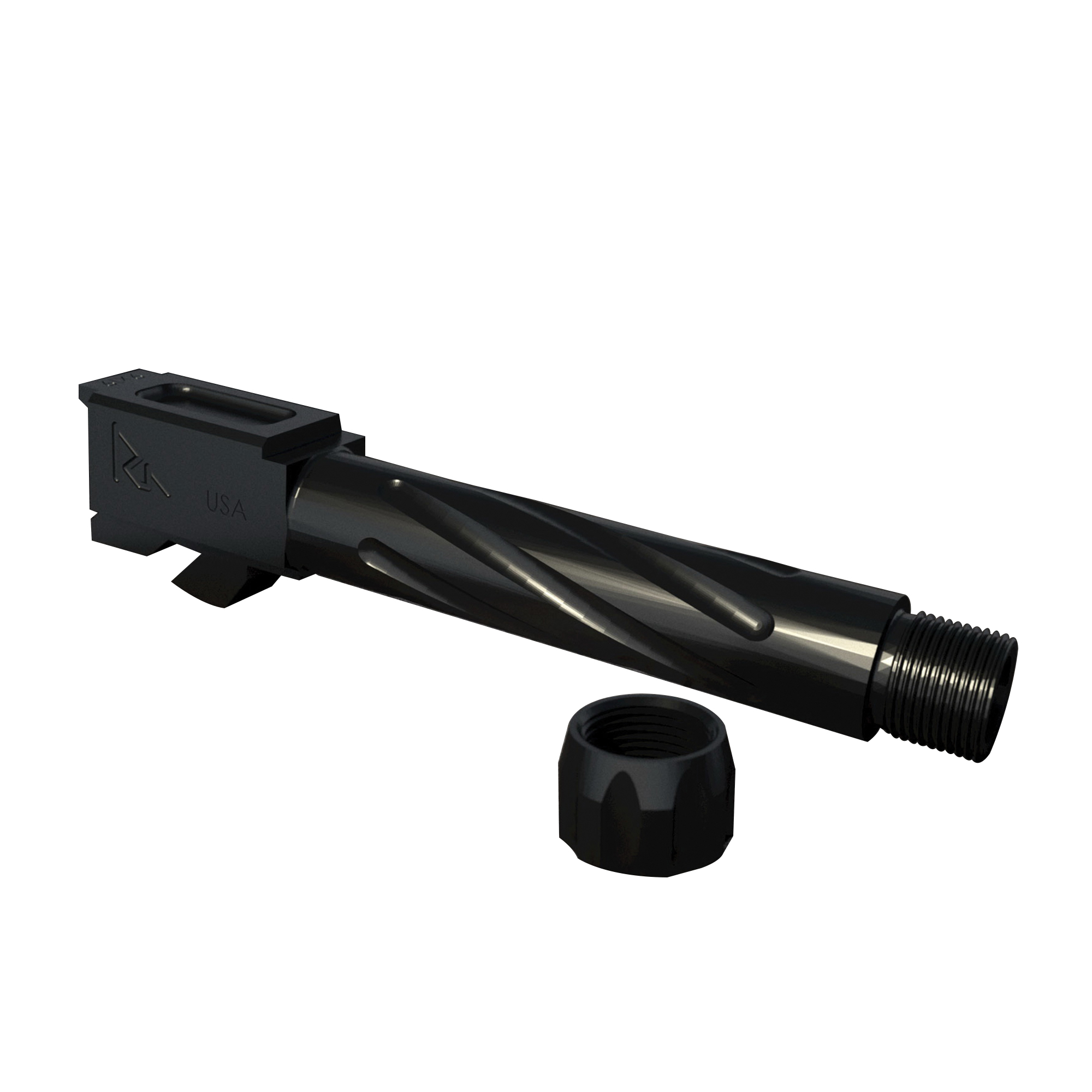 Rival Arms 9mm Drop-in Threaded Barrel for Glock 23 Pistol, Black PVD - RA20G512A - Rival Arms