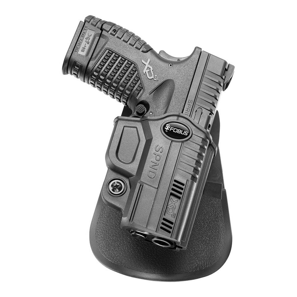 Fobus Evolution Right Hand Springfield XD-S Holster, Black - SPND - Fobus Usa